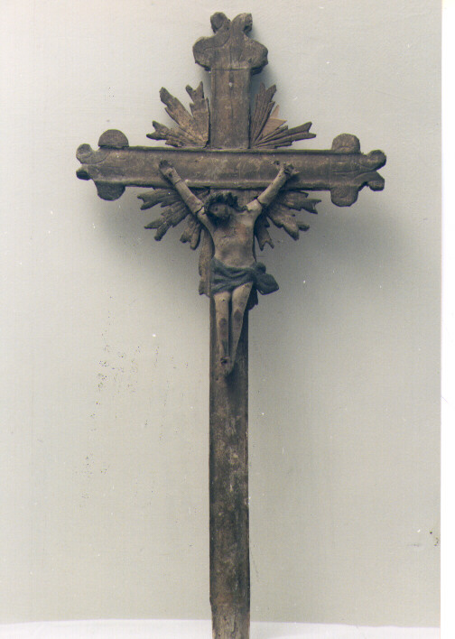 Cristo crocifisso (croce d'altare, frammento) - ambito molisano (metà sec. XIX)