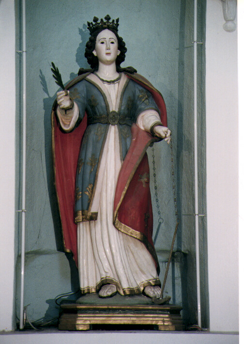 Santa Filomena (statua) di Patete Eliodoro (sec. XX)
