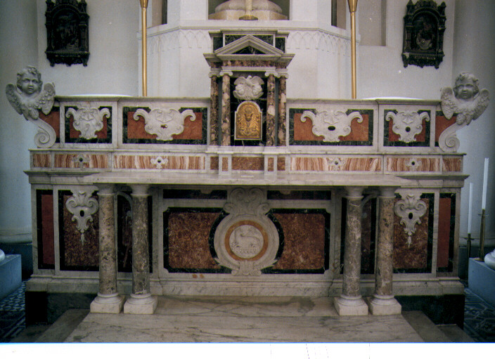 altare maggiore - bottega molisana (inizio sec. XIX)