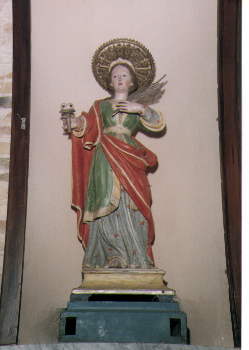 Santa Lucia (statua) di Di Zinno Paolo Saverio (sec. XVIII)