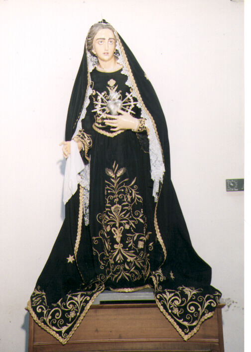 Madonna Addolorata (manichino) - bottega molisana (inizio sec. XIX)