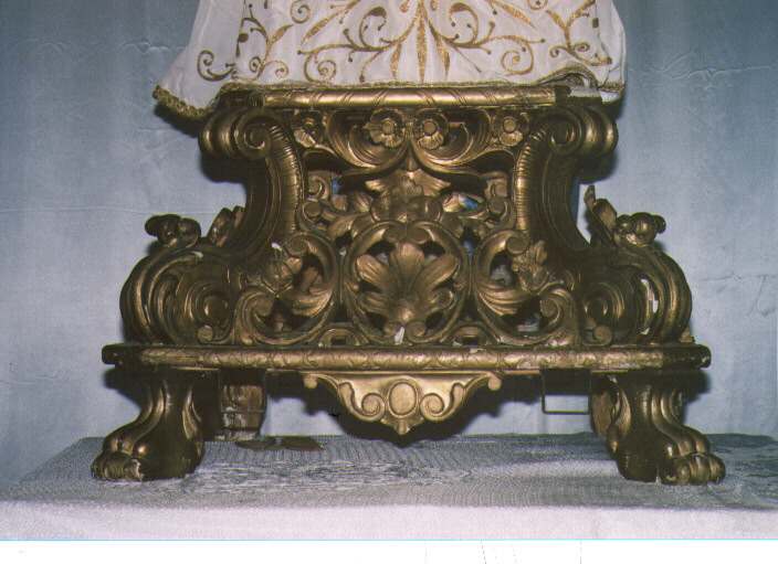 piedistallo di statua - bottega napoletana (prima metà sec. XIX)