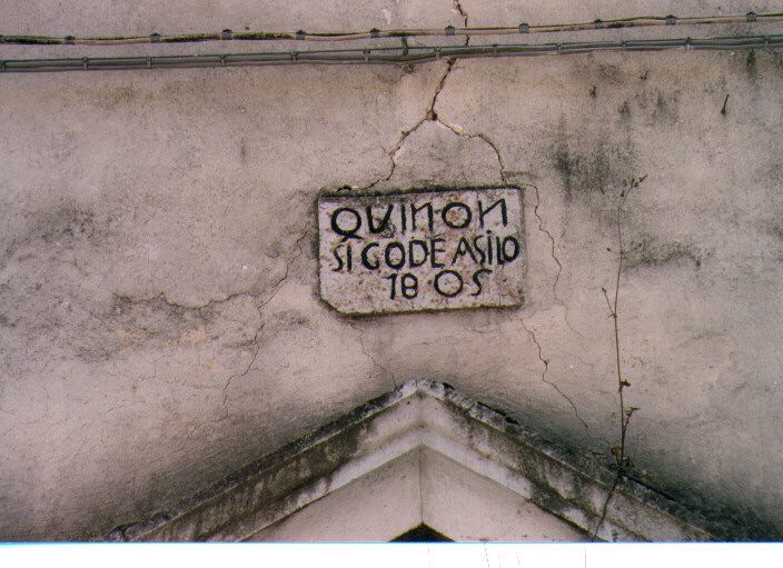 lapide - bottega italiana (sec. XIX)