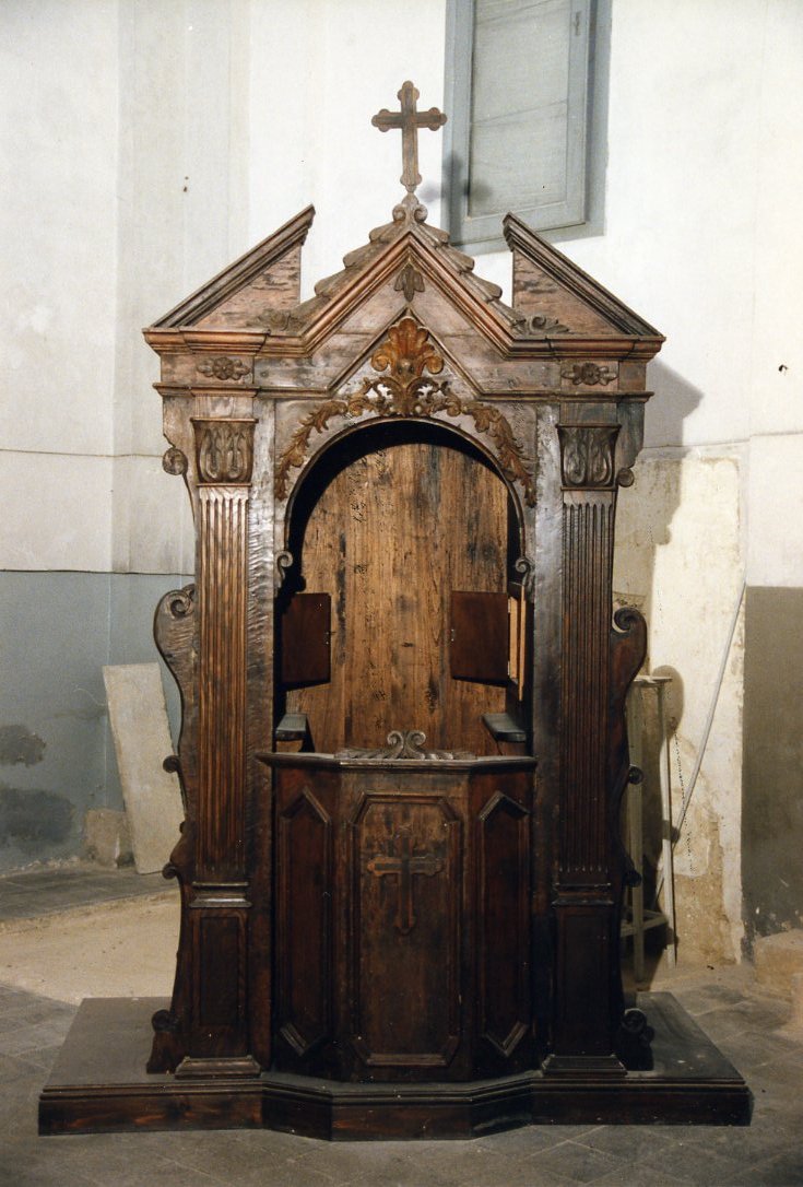 confessionale - bottega molisana (metà sec. XIX)