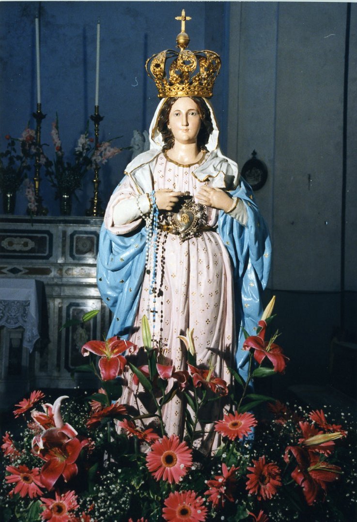 Madonna del Sacro Cuore (statua) - bottega molisana (fine sec. XIX)
