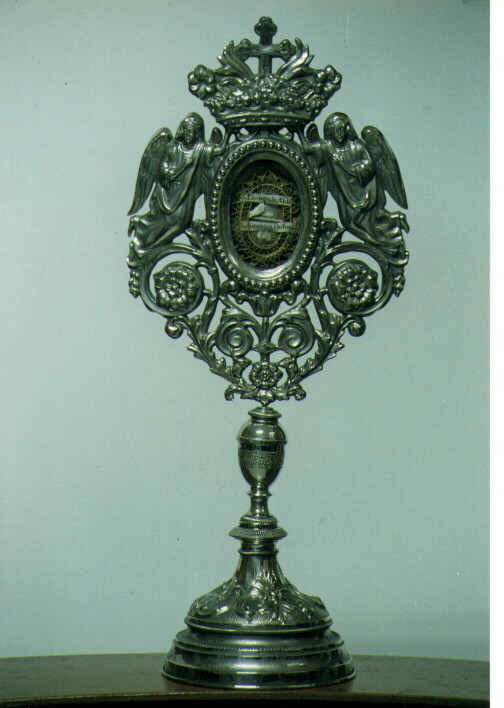 reliquiario - a tabella, opera isolata - bottega molisana (inizio sec. XIX)