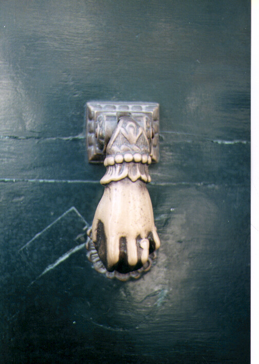 battente - bottega agnonese (fine sec. XIX)