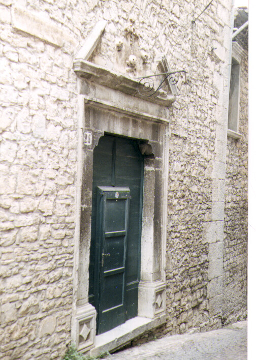 portale - bottega agnonese (sec. XVIII)
