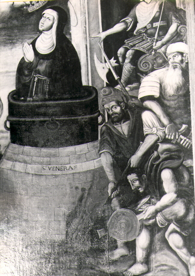 Martirio di Santa Venera (dipinto, elemento d'insieme) - ambito molisano (seconda metà sec. XVII)