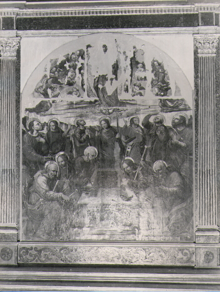 assunzione della Madonna (dipinto, elemento d'insieme) di Filotesio Nicola detto Cola dell'Amatrice (cerchia) (inizio sec. XVI)