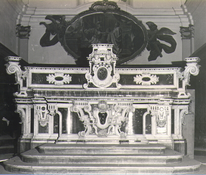 altare maggiore, complesso decorativo - bottega molisana (fine sec. XVIII)