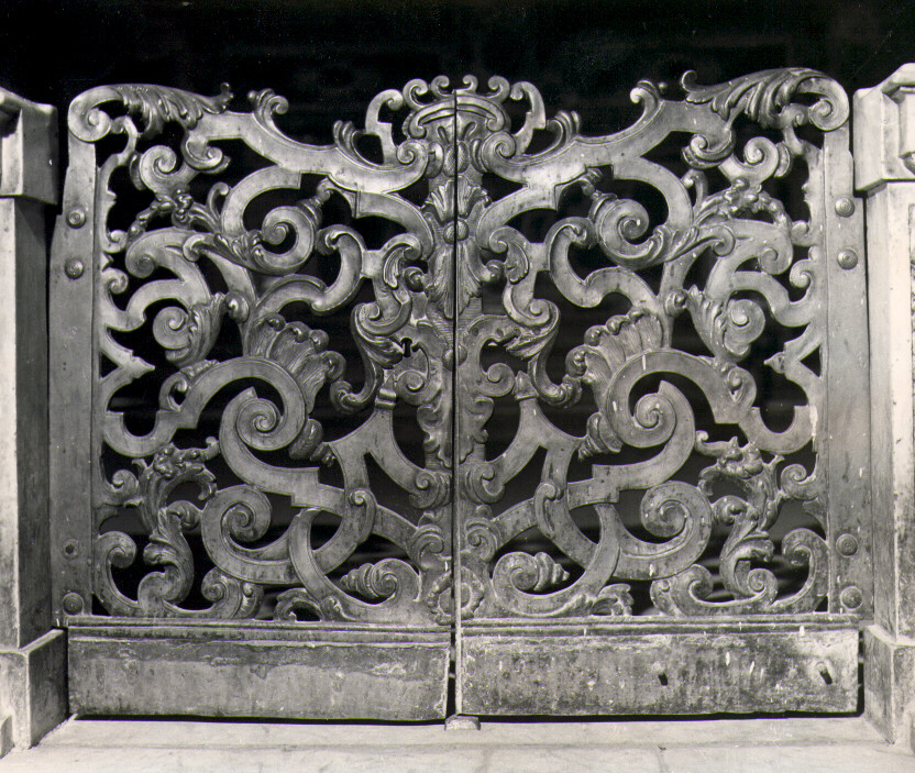 cancello di balaustrata - bottega agnonese (fine sec. XVIII)
