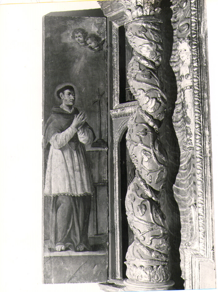 San Luigi Gonzaga (dipinto, elemento d'insieme) - ambito napoletano (prima metà sec. XVI)
