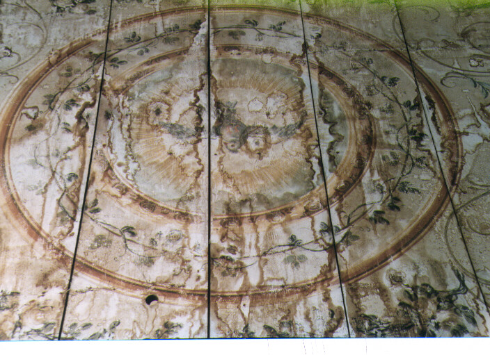 colomba dello Spirito Santo (soffitto dipinto) - ambito Italia meridionale (seconda metà sec. XVIII)