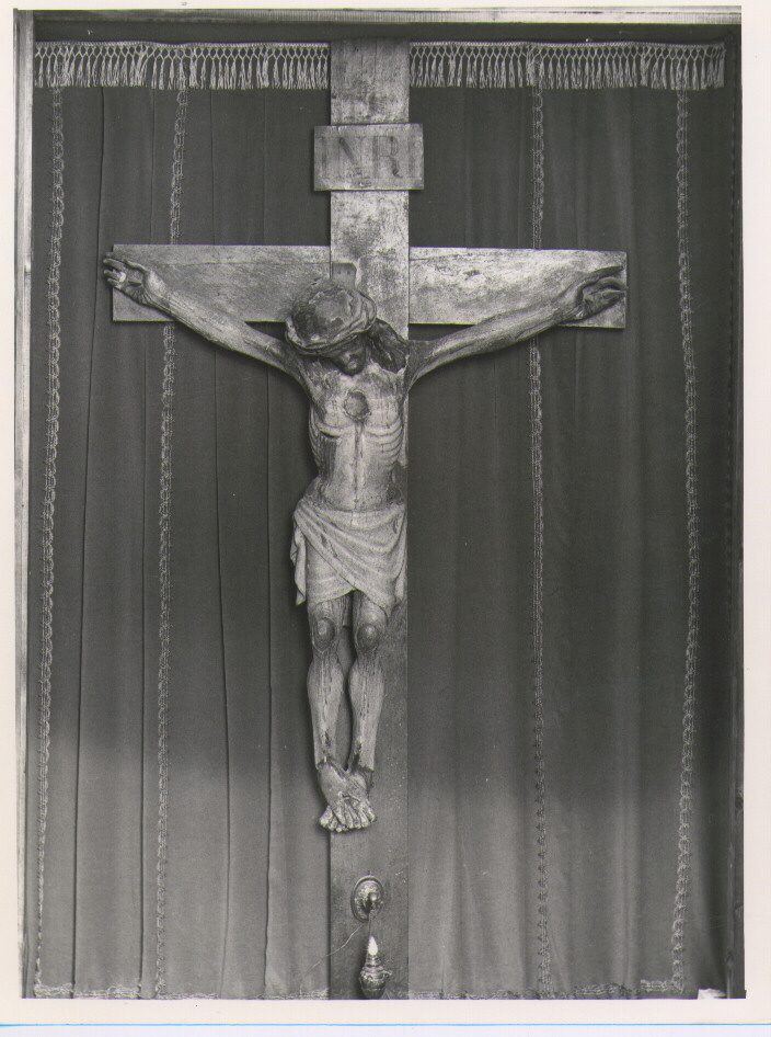 crocifisso, opera isolata - bottega Italia meridionale (fine sec. XV)