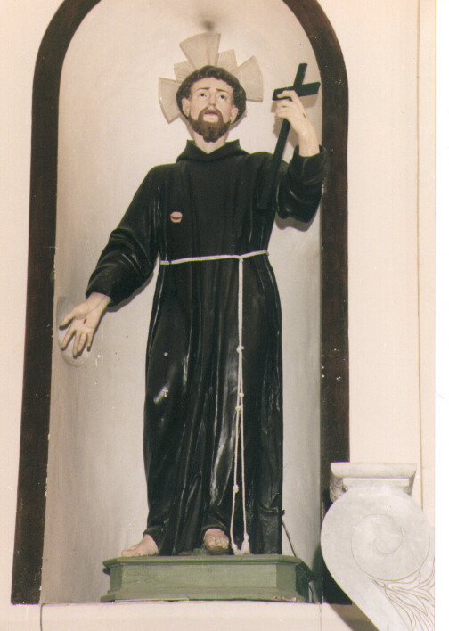 San Francesco (statua, opera isolata) - bottega molisana (prima metà sec. XIX)