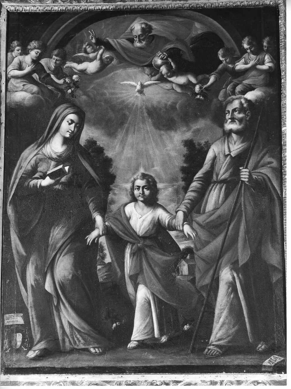 Trinitas Terrestris, La Sacra Famiglia (dipinto) di Brunetti Benedetto (sec. XVII)