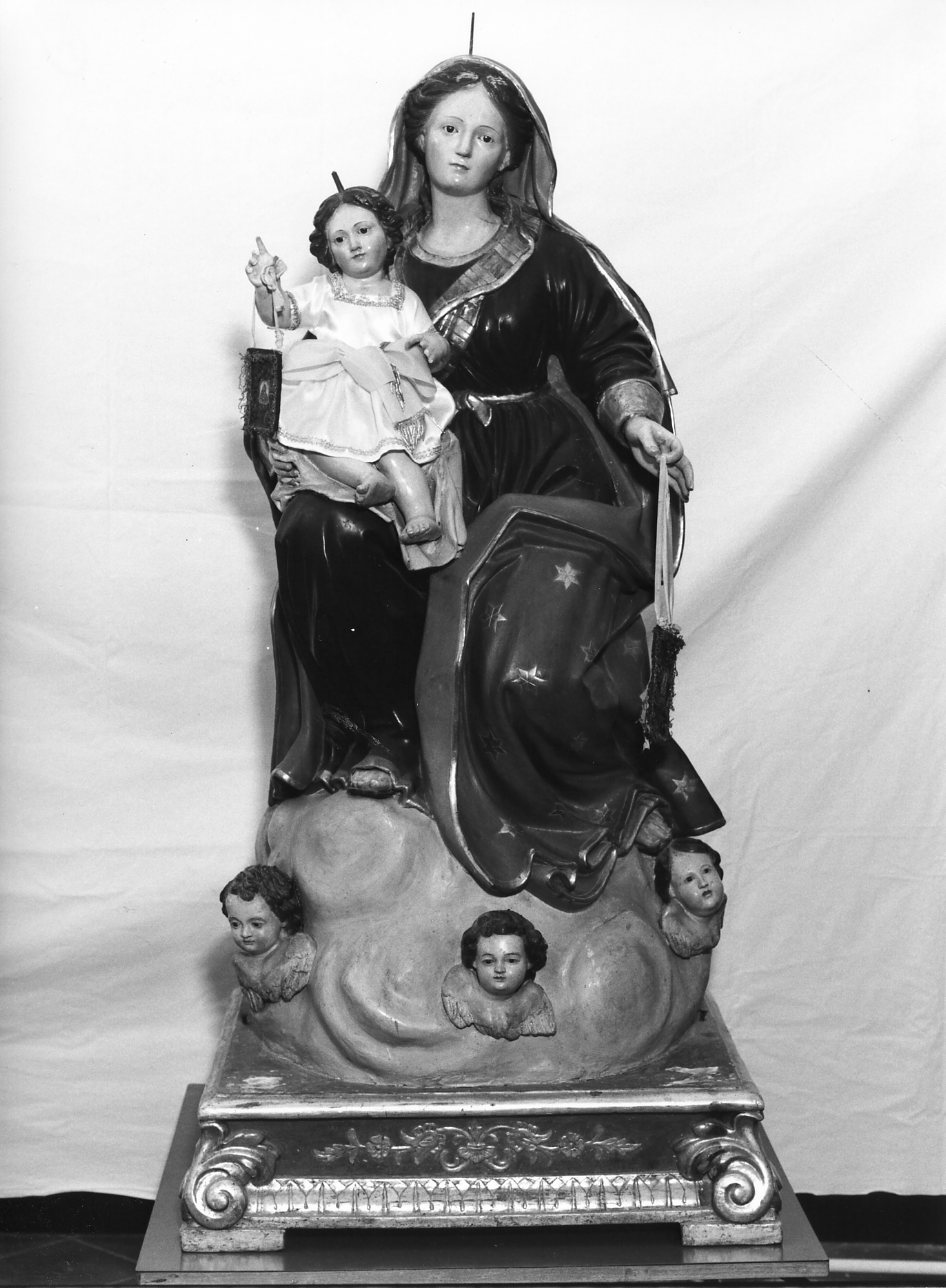 Madonna del Carmelo (scultura) - bottega molisana (prima metà sec. XIX)