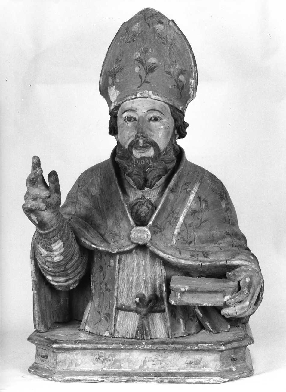 San Nicola di Bari (busto) - bottega molisana (secc. XVII/ XVIII)