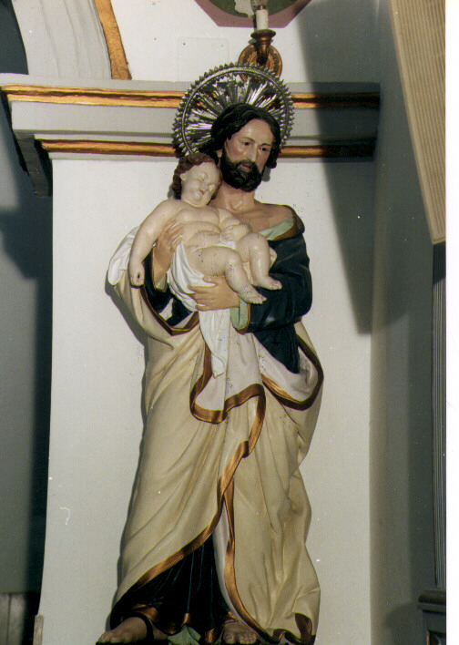 San Giuseppe con Bambino (scultura) - ambito molisano (secc. XVIII/ XIX)