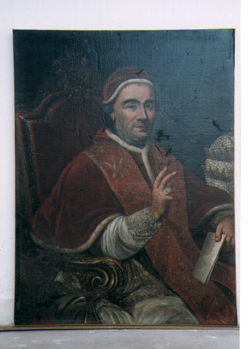 ritratto di Papa Clemente XIV (dipinto) - ambito napoletano (sec. XVIII)