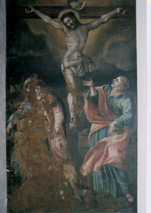 crocifissione (dipinto) - ambito molisano (fine sec. XVII)