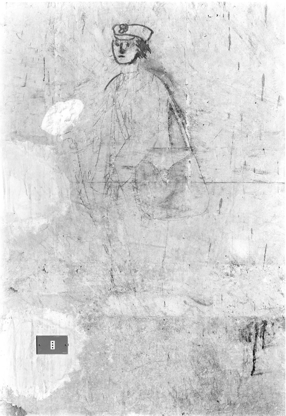 figura maschile (dipinto, opera isolata) - ambito molisano (seconda metà sec. XIX)