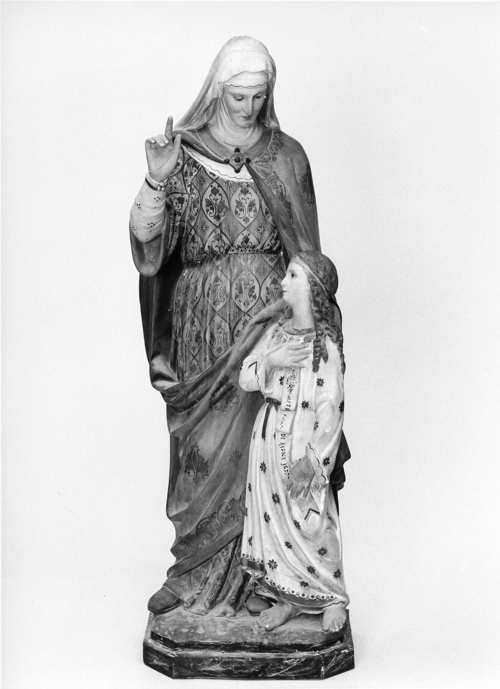 Maria Vergine bambina e Sant'Anna (gruppo scultoreo) - bottega molisana (prima metà sec. XX)