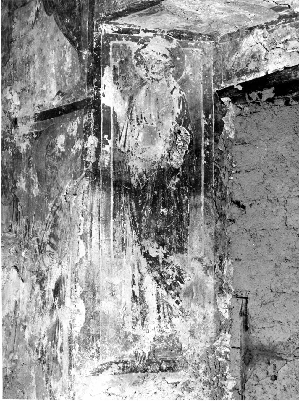 Cristo redentore con santo (dipinto) - ambito Italia centro-meridionale (fine/inizio secc. XII/ XIII)