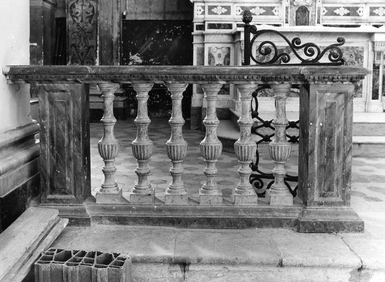 balaustrata - bottega molisana (seconda metà sec. XVIII)