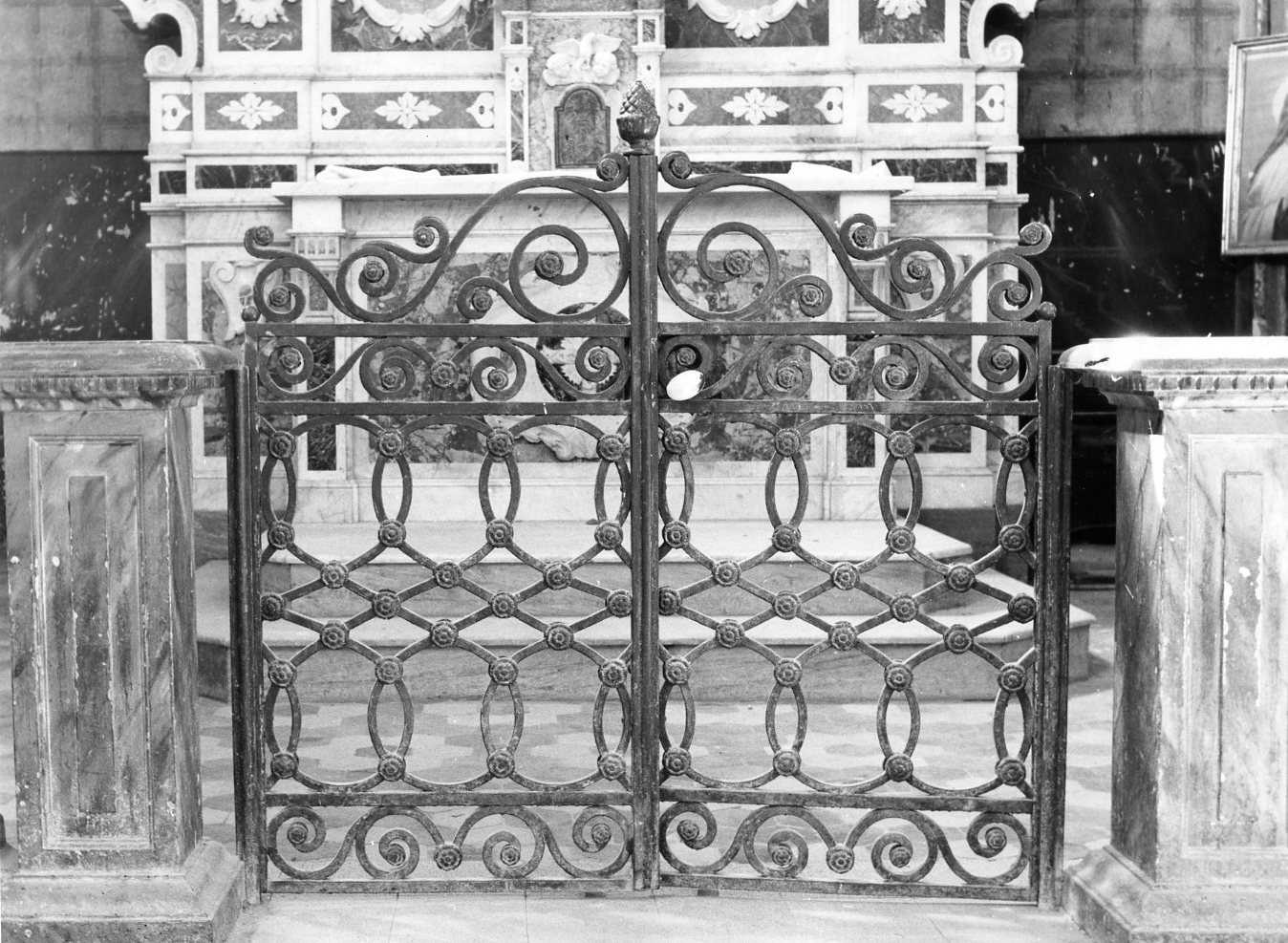 cancello di balaustrata - bottega molisana (seconda metà sec. XVIII)