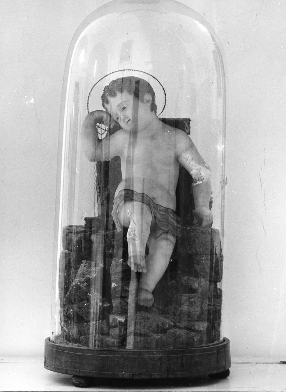 Gesù Bambino (statuetta, opera isolata) - bottega molisana (seconda metà sec. XIX)