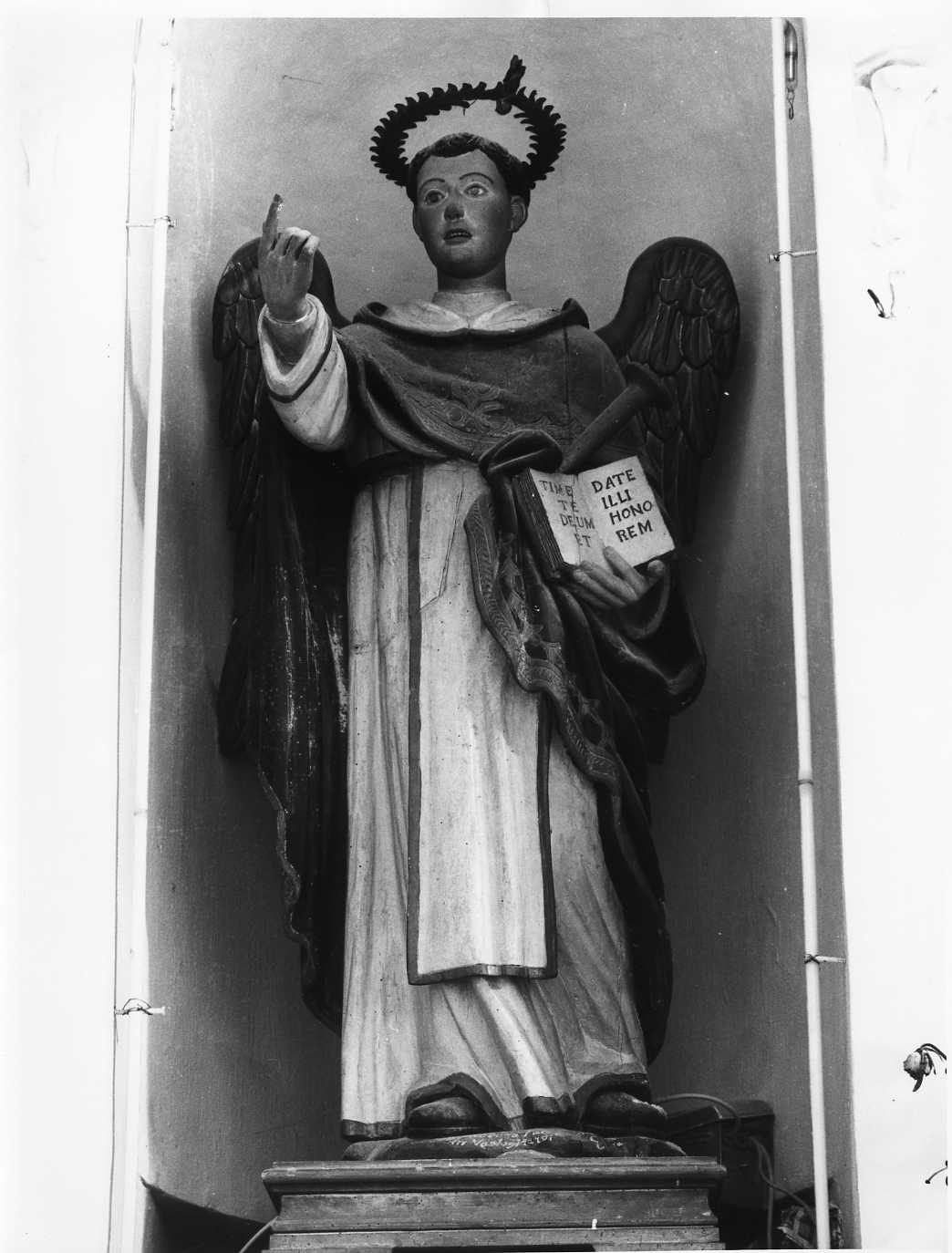San Gabriele Arcangelo (statua) di Patete Eliodoro (sec. XX)