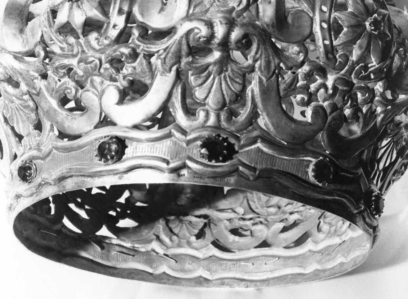 corona da statua - bottega napoletana (sec. XX)