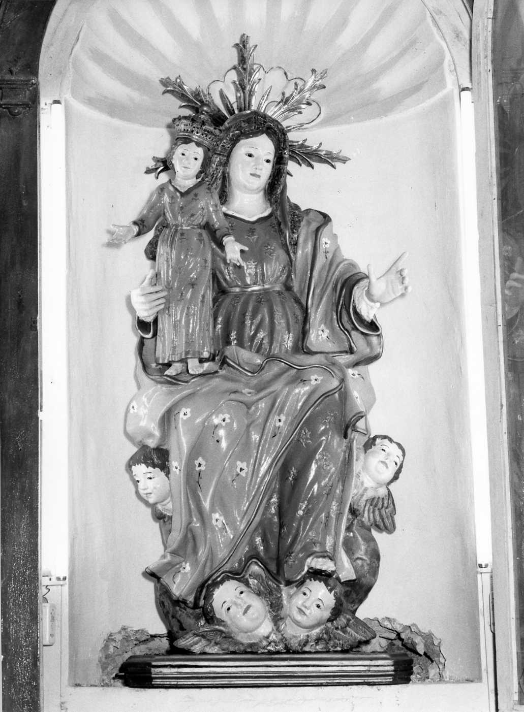 Maria Vergine bambina e Sant'Anna (statua) di Labbate Emilio (seconda metà sec. XIX)