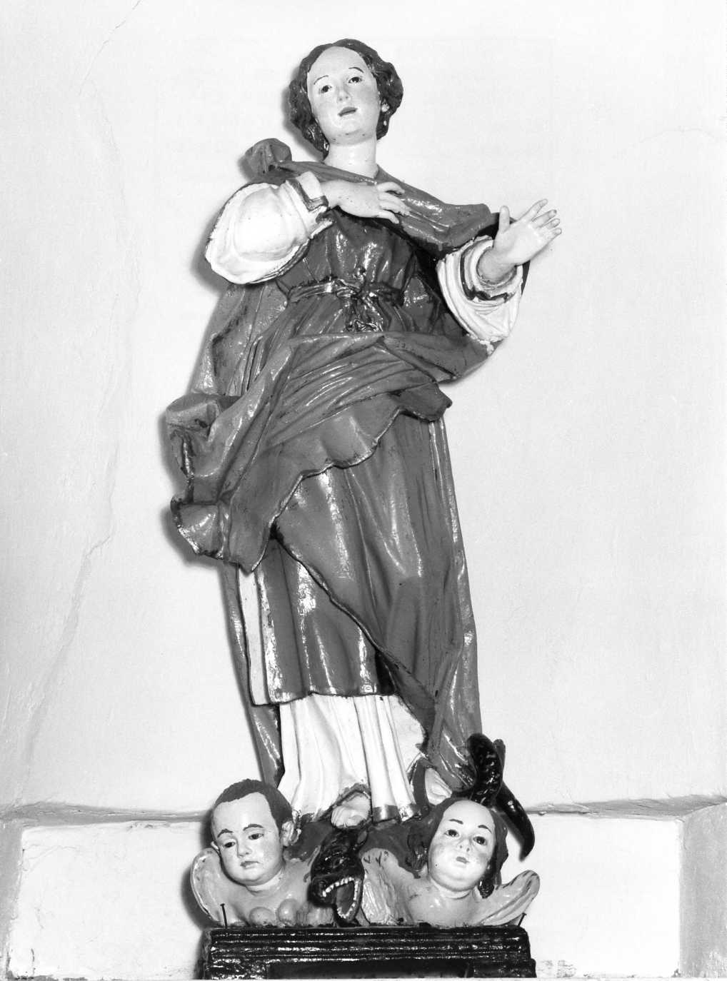 Madonna Assunta (statua) di Di Zinno Paolo Saverio (sec. XVIII)