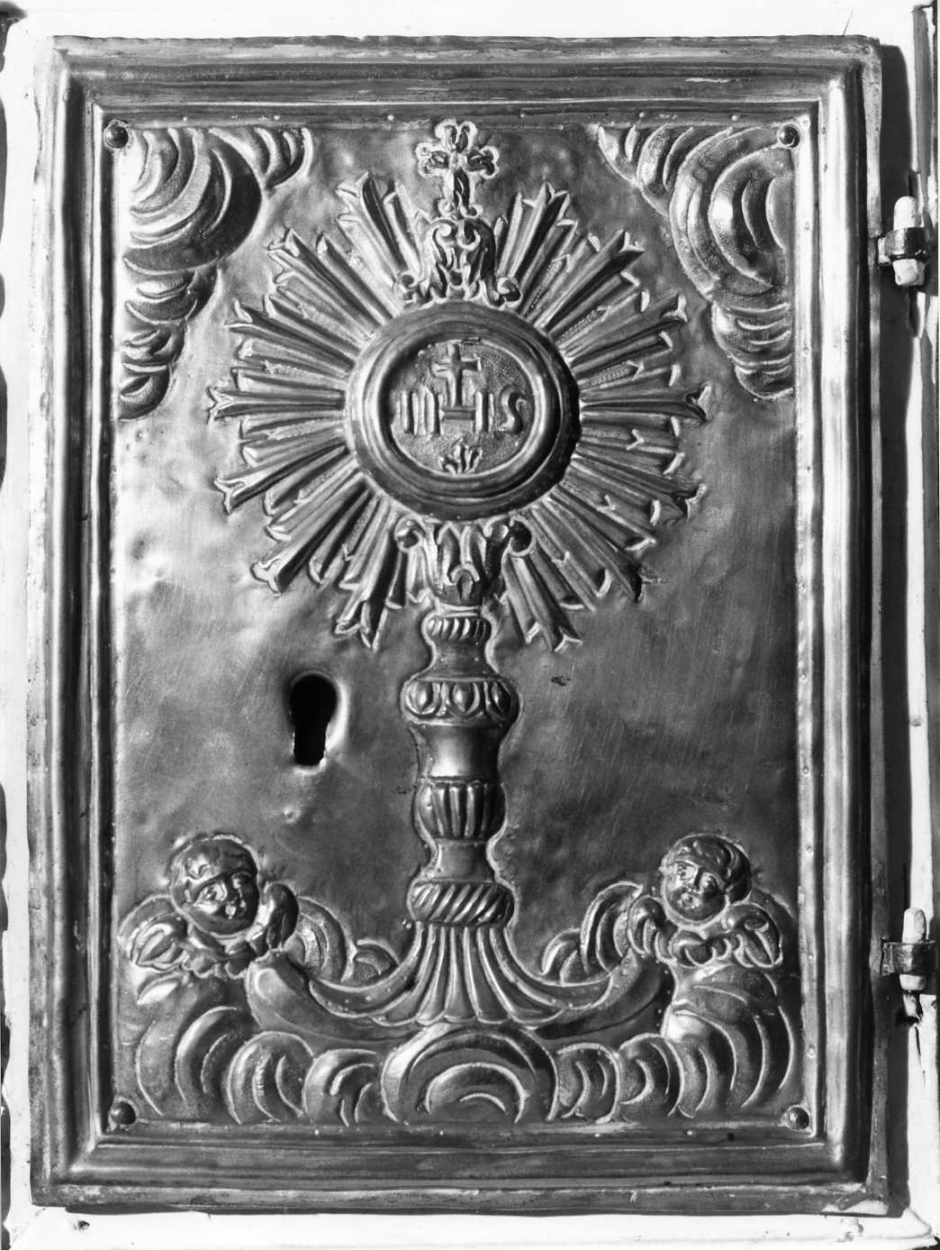 sportello di tabernacolo, elemento d'insieme - bottega molisana (sec. XVIII)