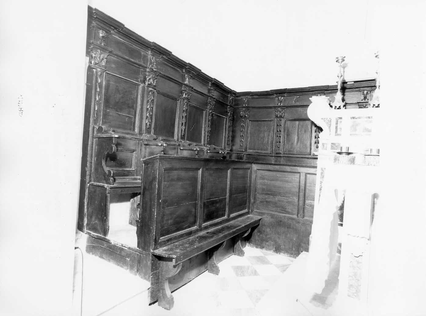 stalli del coro - bottega molisana (sec. XIX)