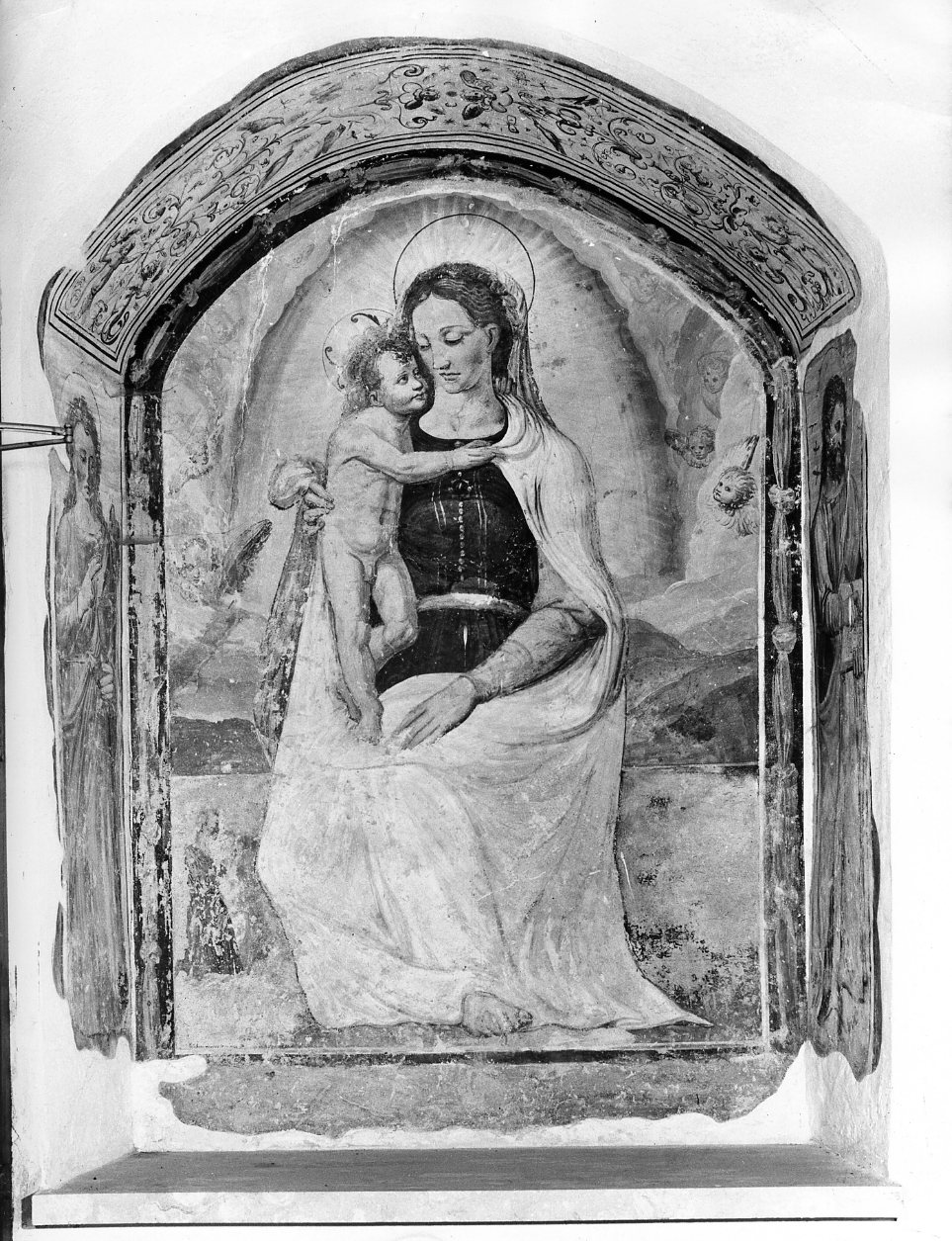Madonna con Bambino (dipinto) - ambito Italia meridionale (sec. XVI)