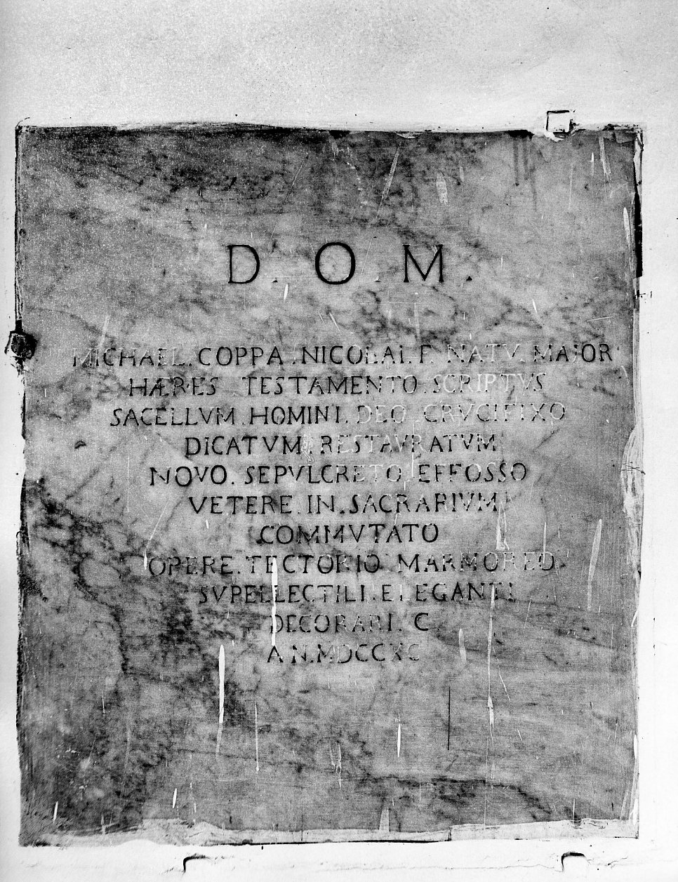 lapide - bottega molisana (sec. XVIII)