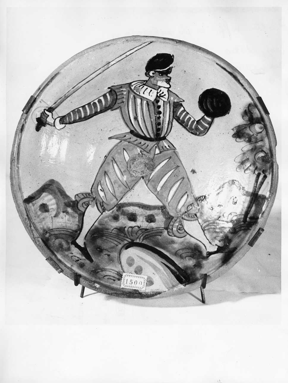 piatto, opera isolata - bottega di Montelupo (sec. XVII)