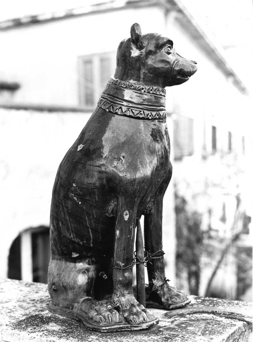 cane (statuetta, serie) - manifattura di Cerreto Sannita (sec. XIX)