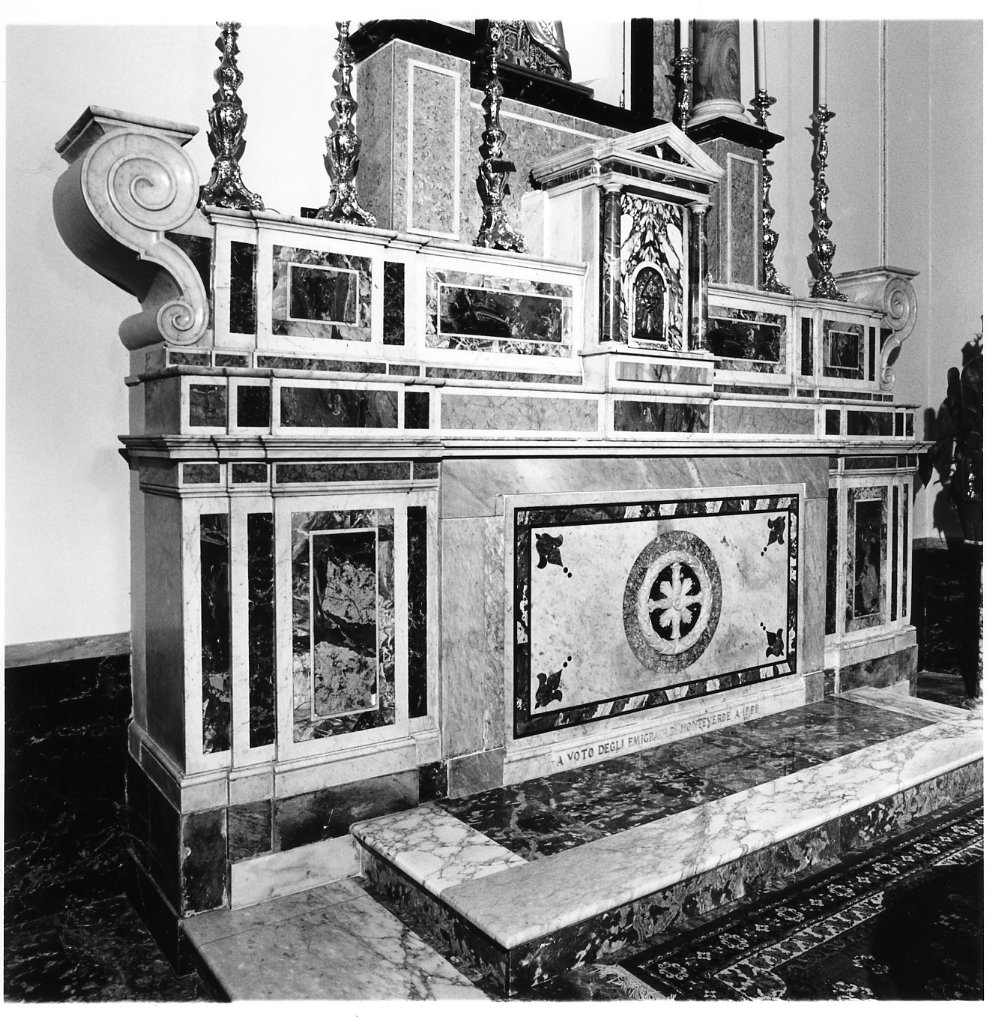 altare maggiore - bottega molisana (sec. XIX)