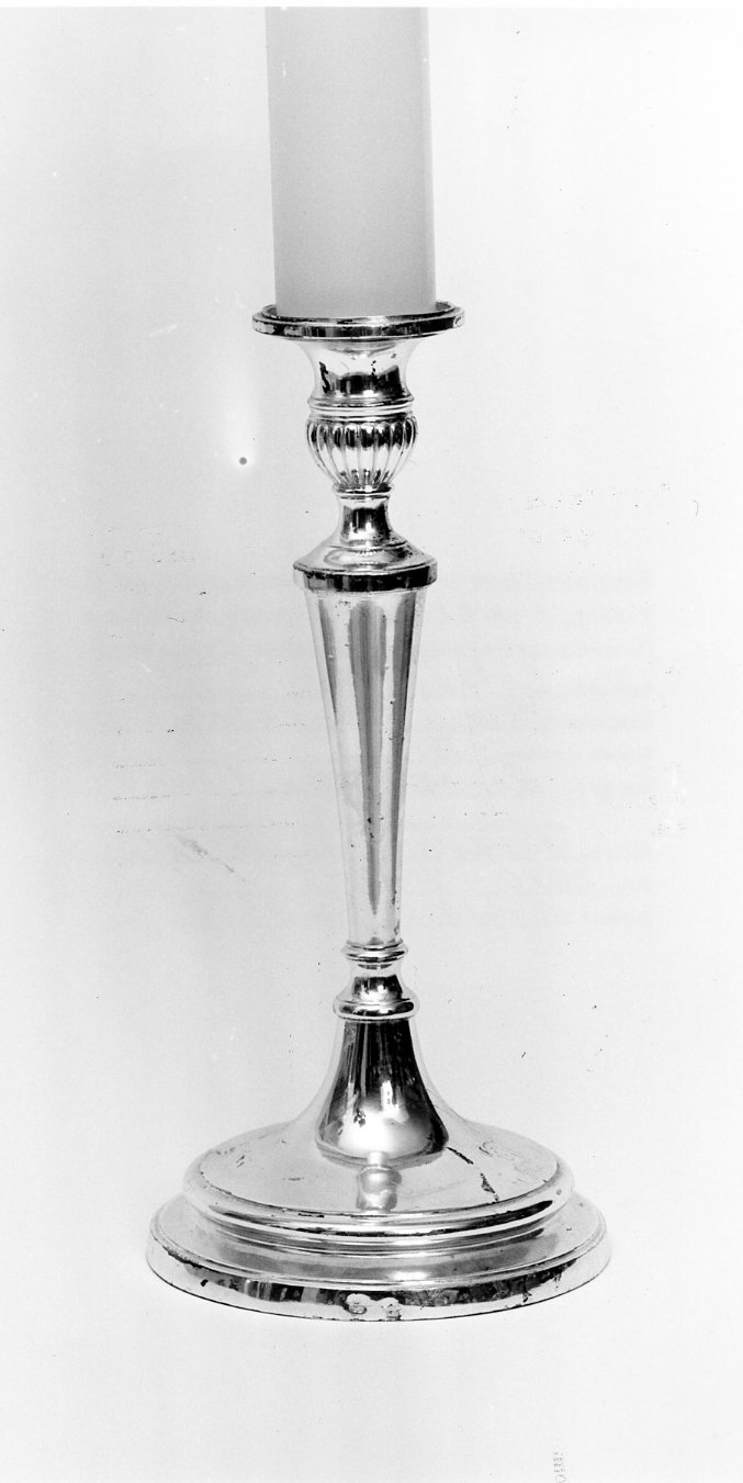 candeliere d'altare - bottega napoletana (sec. XIX)