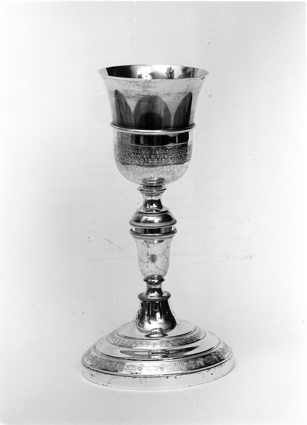 calice - bottega Italia meridionale (secc. XIX/ XX)