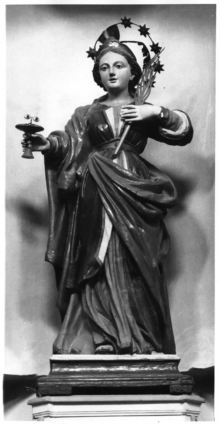 Santa Lucia (statua, opera isolata) - bottega Italia meridionale (sec. XVIII)