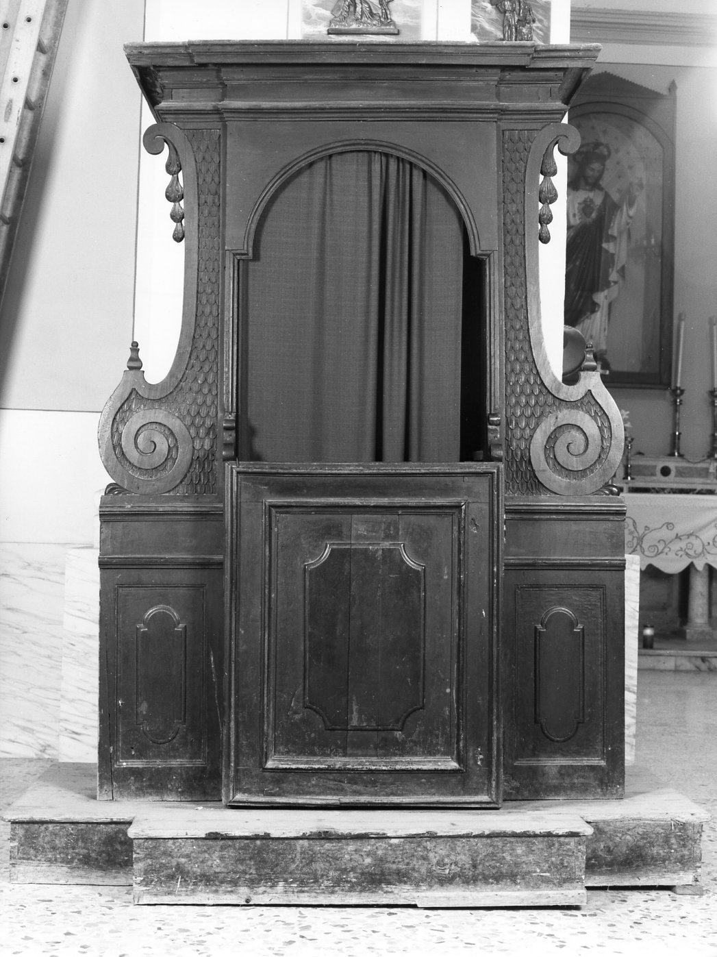 confessionale, opera isolata - bottega Italia meridionale (sec. XIX)