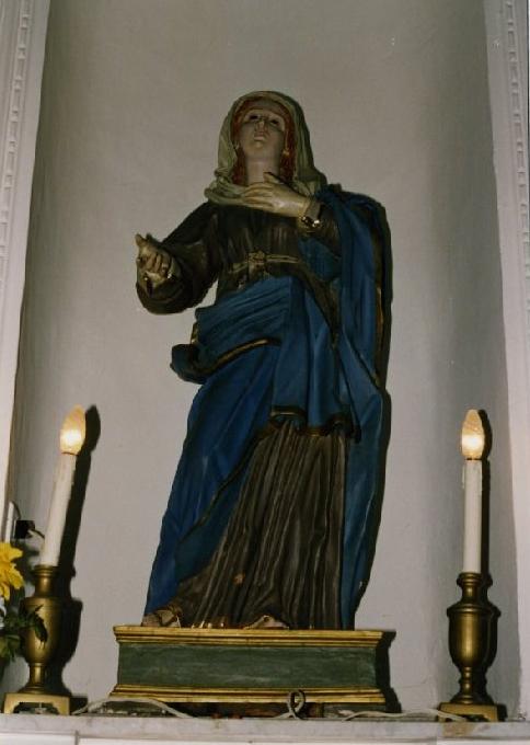 Madonna Addolorata (statua) di Di Zinno Paolo Saverio (sec. XVIII)