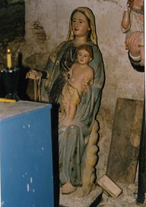 Madonna con Bambino (statua) - bottega Italia meridionale (secc. XIV/ XV)