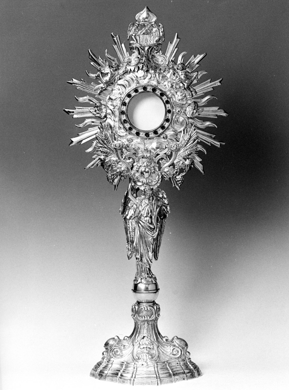 ostensorio - a raggiera - bottega italiana (sec. XX)